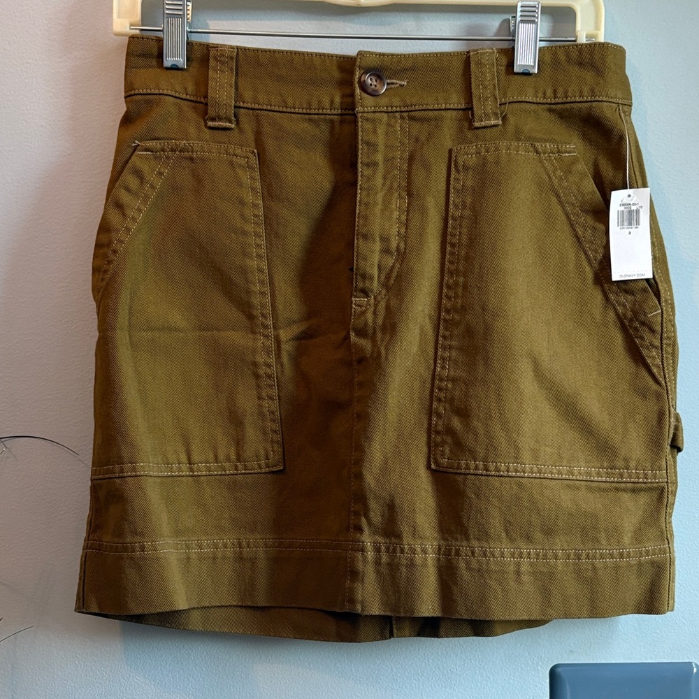 Old Navy Khaki Mini Skirt